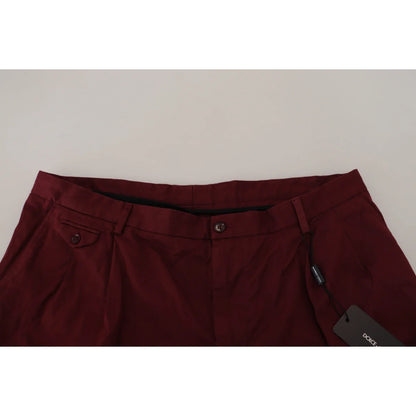 Dolce Gabbana Maroon Dress Shorts MainLine &