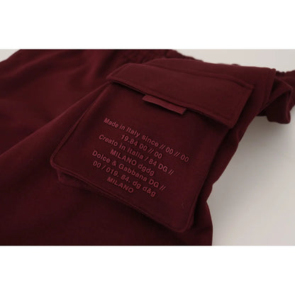 Dolce Gabbana Maroon Magic MainLine Authentic Shorts &