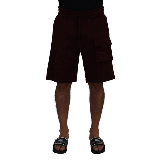 Dolce Gabbana Maroon Magic MainLine Authentic Shorts &