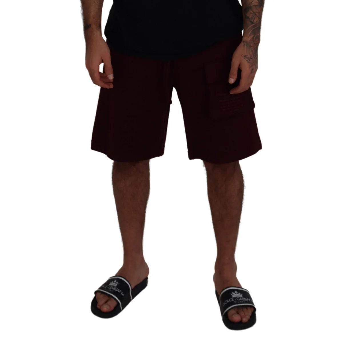 Dolce Gabbana Maroon Magic MainLine Authentic Shorts &