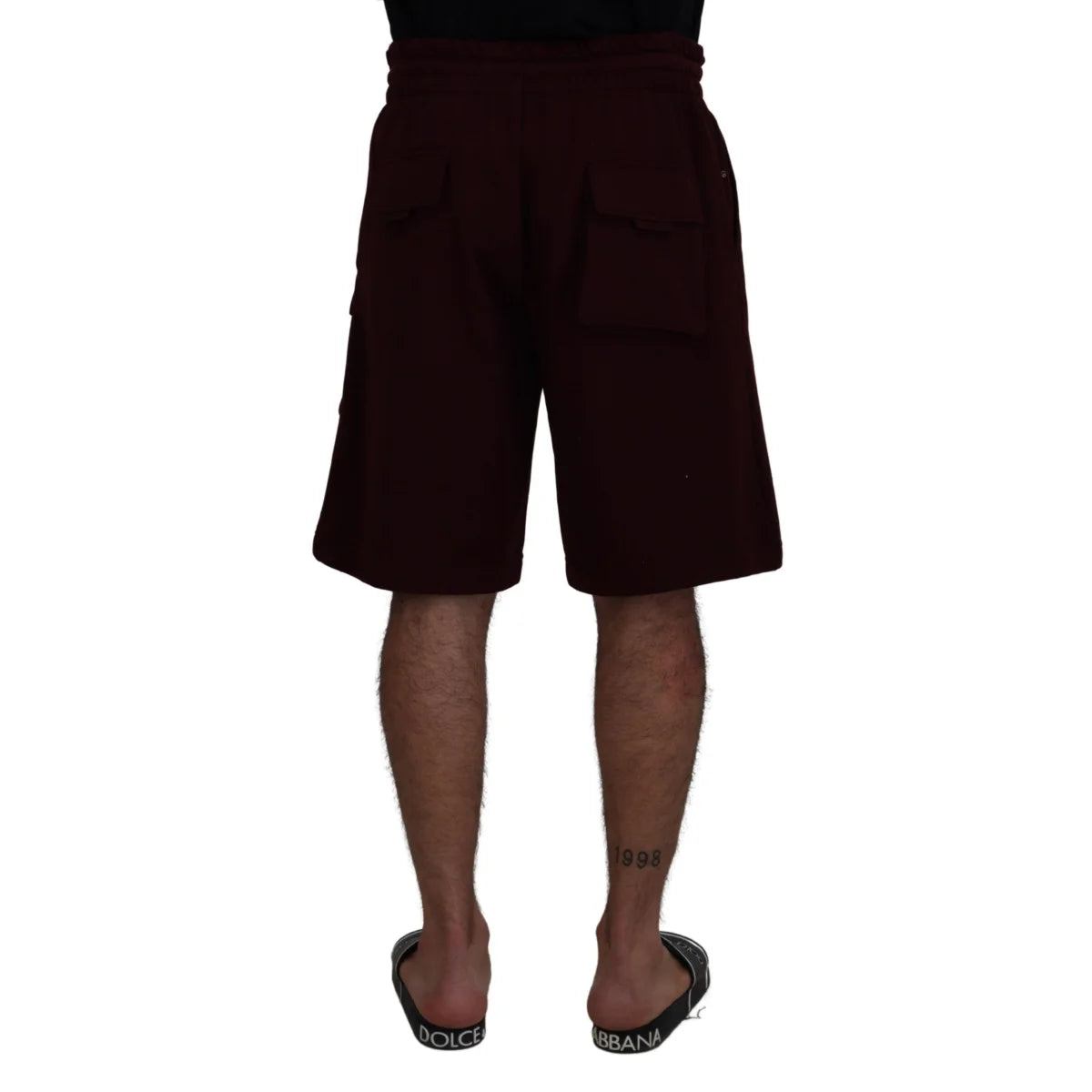 Dolce Gabbana Maroon Magic MainLine Authentic Shorts &