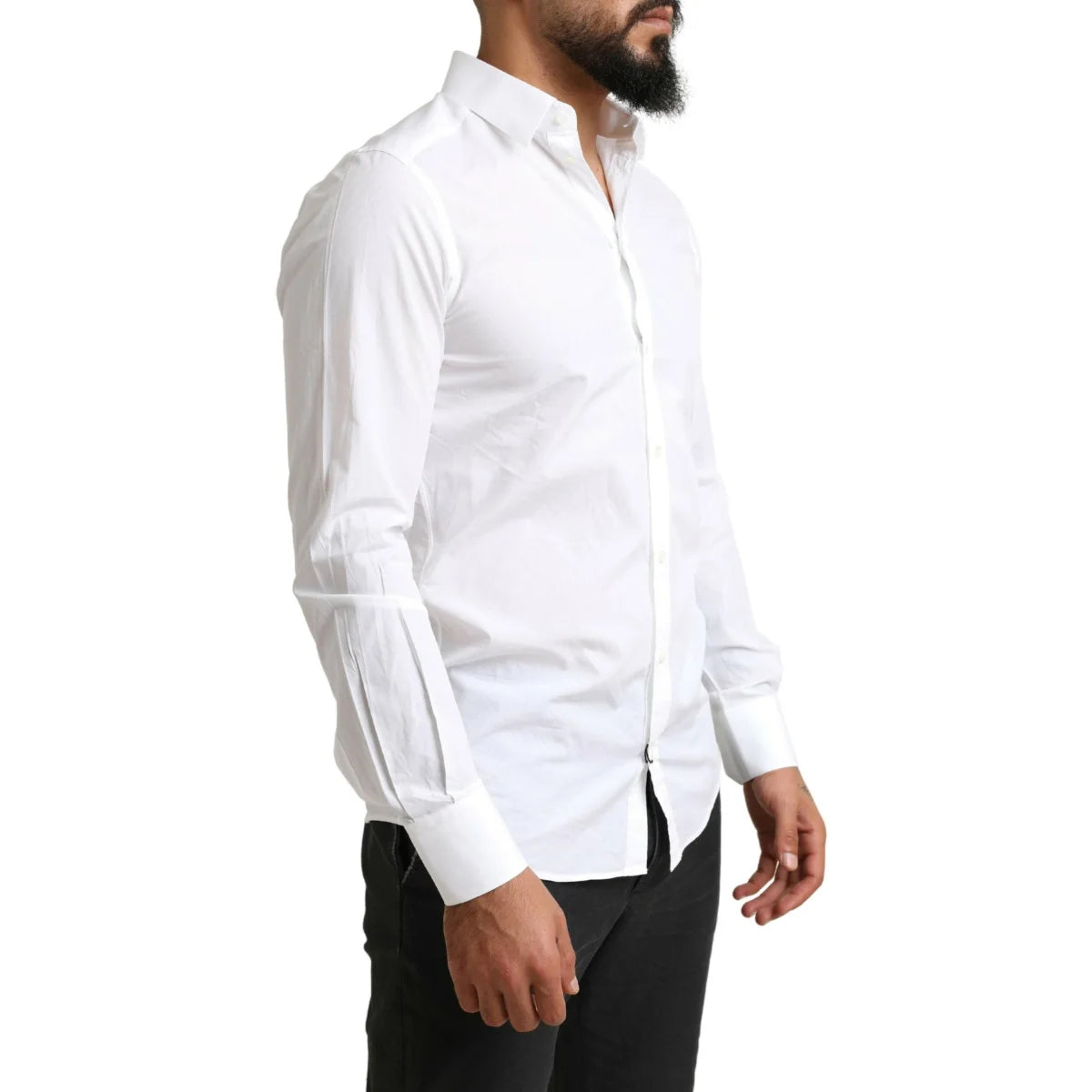 Dolce & Gabbana Martini Cotton Dress Shirt Classic Style