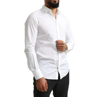 Dolce & Gabbana Martini Cotton Dress Shirt Classic Style