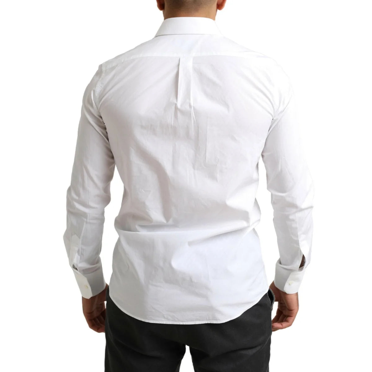 Dolce & Gabbana Martini Cotton Dress Shirt Classic Style