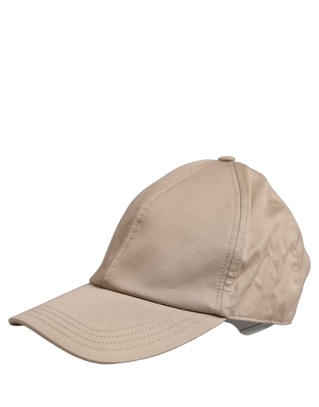 Dolce &amp; Gabbana Men Beige Cotton Stretch Baseball Capello Hat