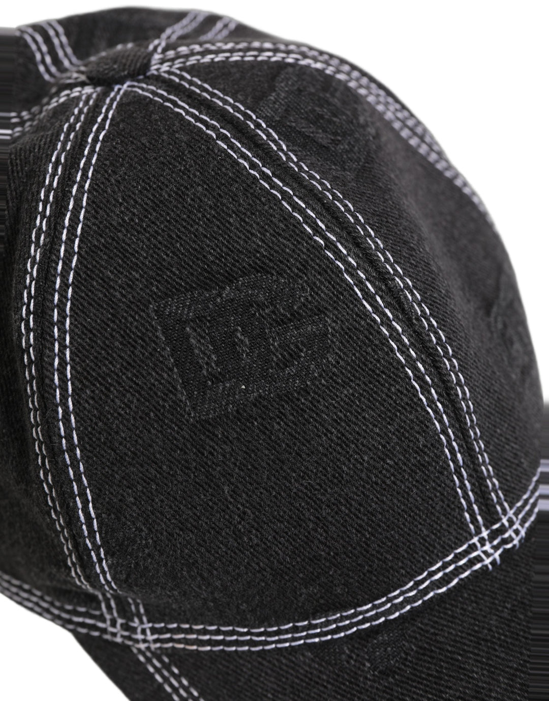 Dolce &amp; Gabbana Men Black Cotton 6 Panel Baseball Capello Hat