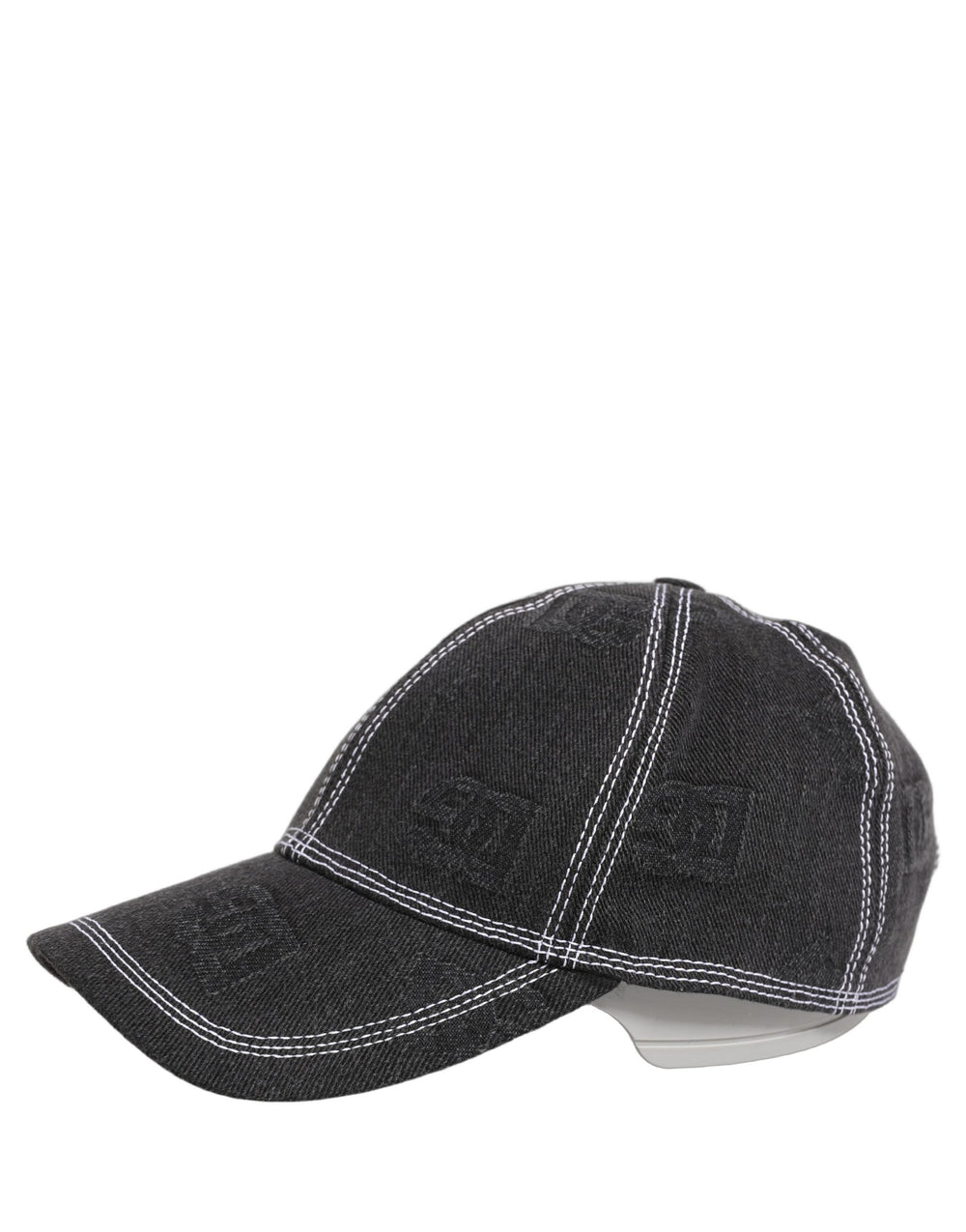 Dolce & Gabbana Men Black Cotton 6 Panel Baseball Capello Hat