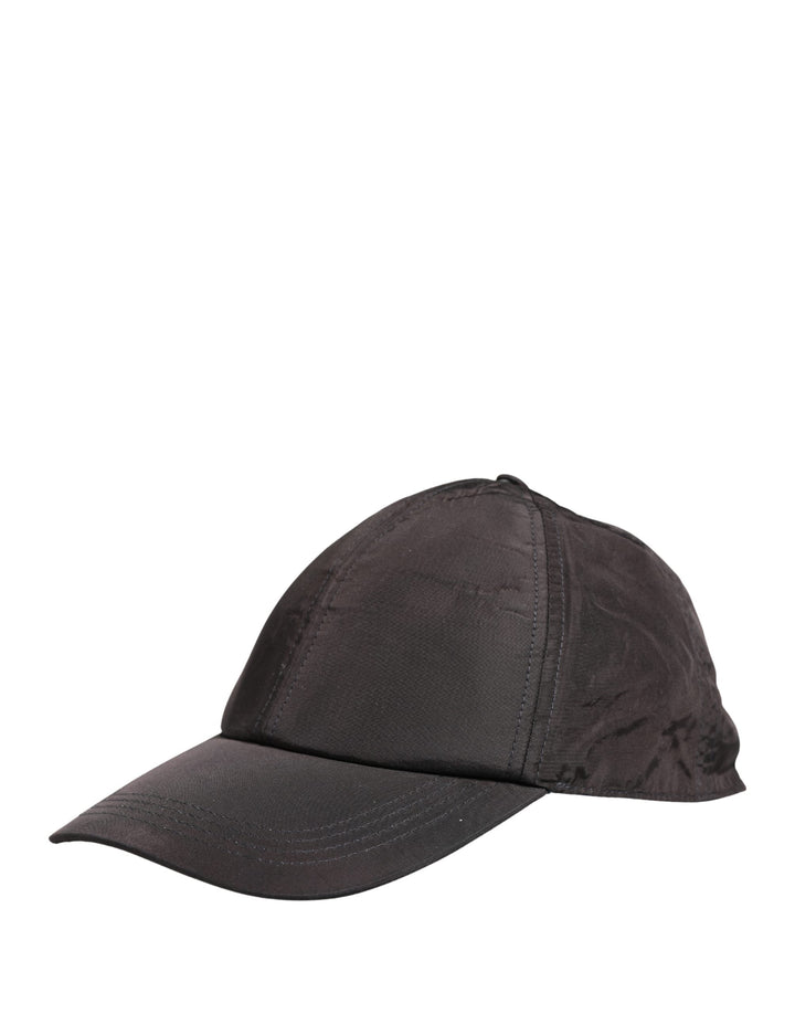 Dolce &amp; Gabbana Men Black Cotton 6 Panels Baseball Cap Hat