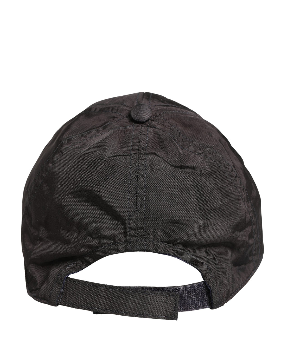 Dolce &amp; Gabbana Men Black Cotton 6 Panels Baseball Cap Hat