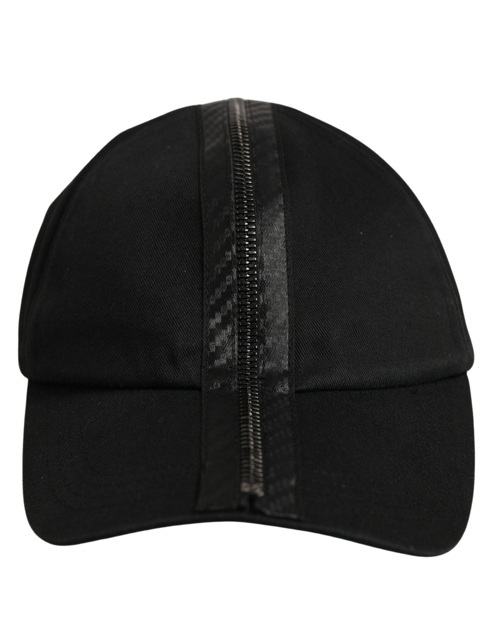 Dolce & Gabbana Men Black Cotton Baseball Cap 6 Panels Hat
