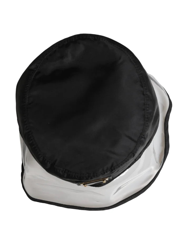 Dolce & Gabbana Men Black Plastic Fisherman Bucket Capello Hat