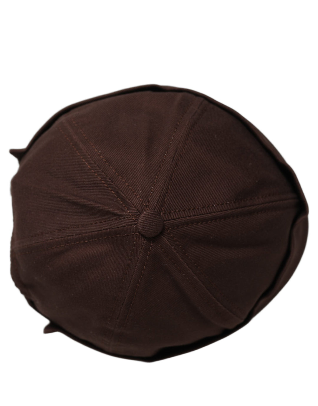 Dolce &amp; Gabbana Men Brown Cotton Docker Capello Brimless Hat