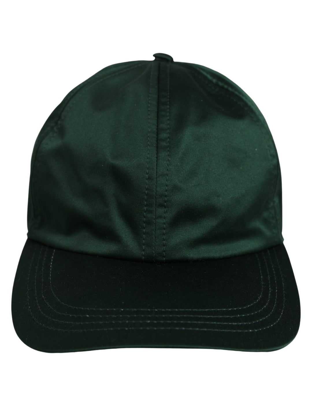 Dolce &amp; Gabbana Men Deep Green Cotton Baseball Cap 6 Panels Hat