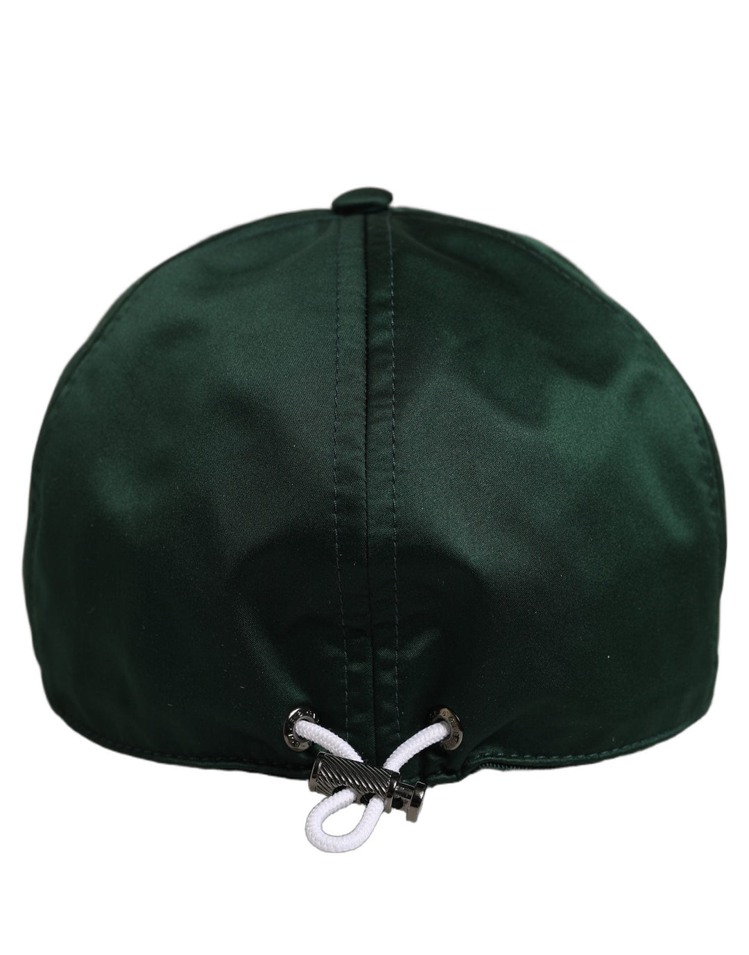 Dolce &amp; Gabbana Men Deep Green Cotton Baseball Cap 6 Panels Hat