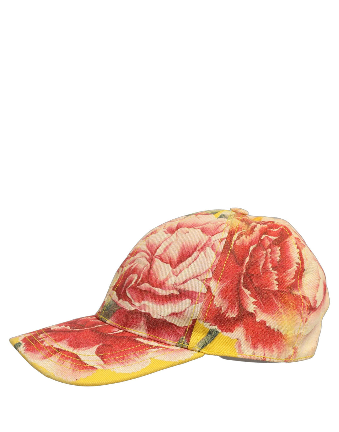 Dolce &amp; Gabbana Men Multicolor Cotton Floral Baseball Capello Hat