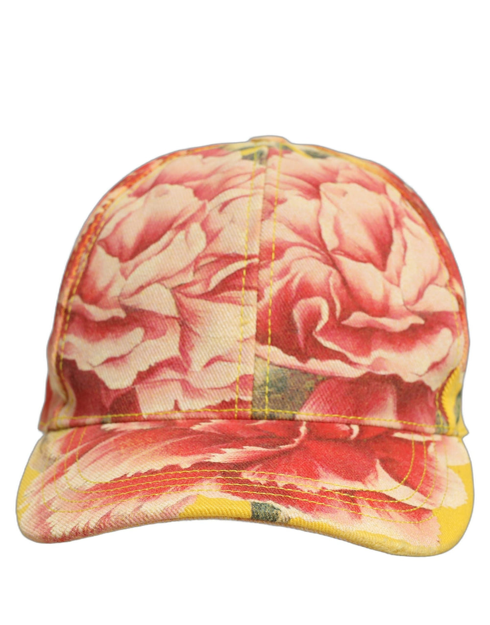 Dolce & Gabbana Men Multicolor Cotton Floral Baseball Capello Hat