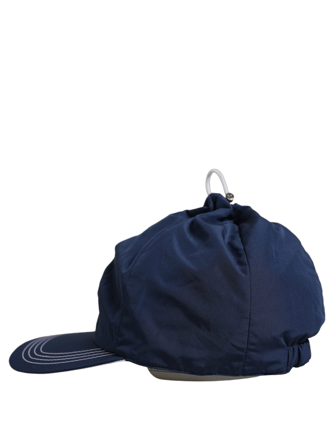 Dolce &amp; Gabbana Men Navy Blue Polyester Baseball Capello Hat