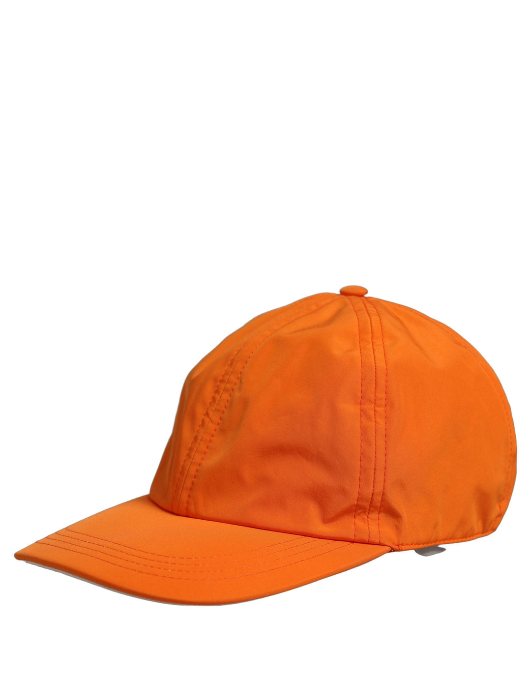 Dolce &amp; Gabbana Men Orange Polyester Baseball Cap 6 Panels Hat