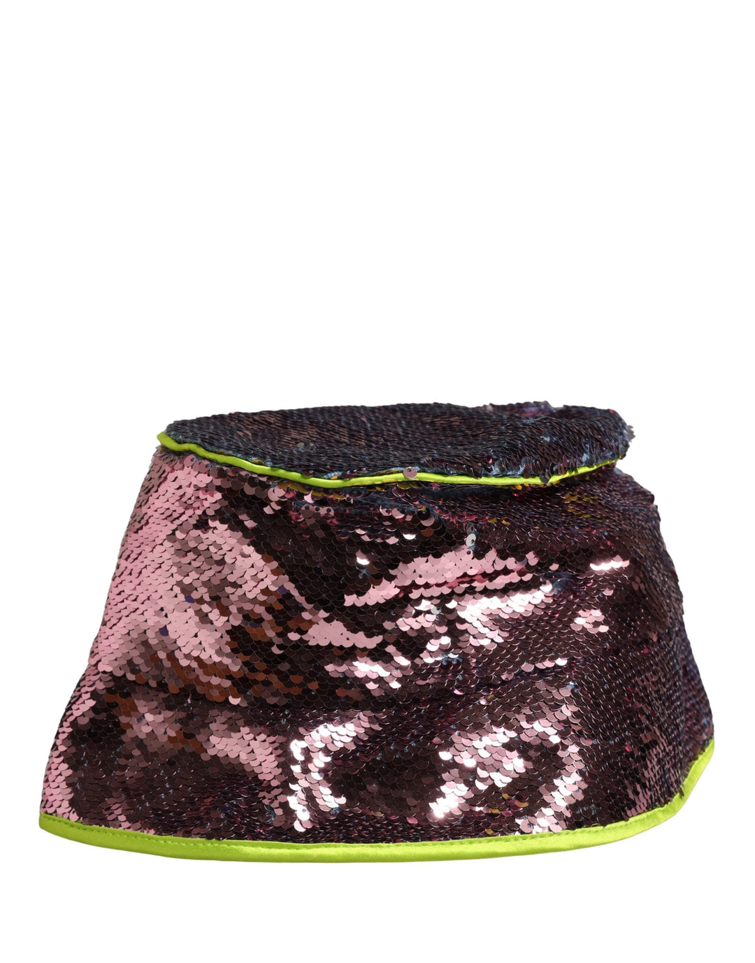 Dolce &amp; Gabbana Men Purple Sequined Bucket Fisherman Capello Hat