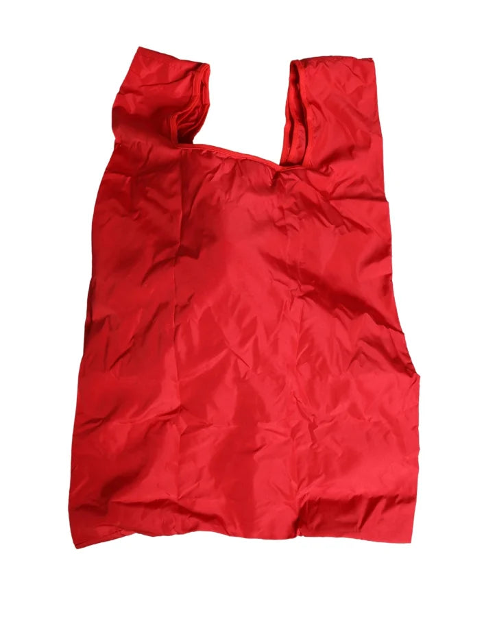 Dolce &amp; Gabbana Men Red Polyester Panda Stuffed Ecobag Tote Borse Bag
