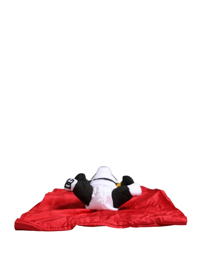 Dolce &amp; Gabbana Men Red Polyester Panda Stuffed Ecobag Tote Borse Bag