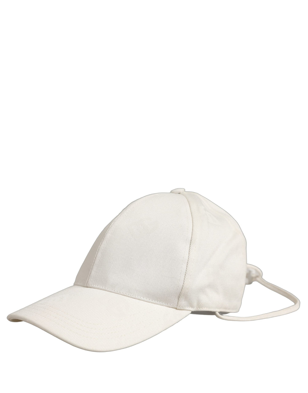 Dolce &amp; Gabbana Men White Cotton Stretch Baseball Capello Hat