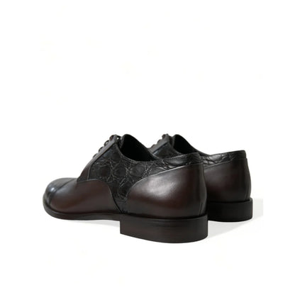Dolce & Gabbana Mens Derby Dress Shoes Authentic Luxury