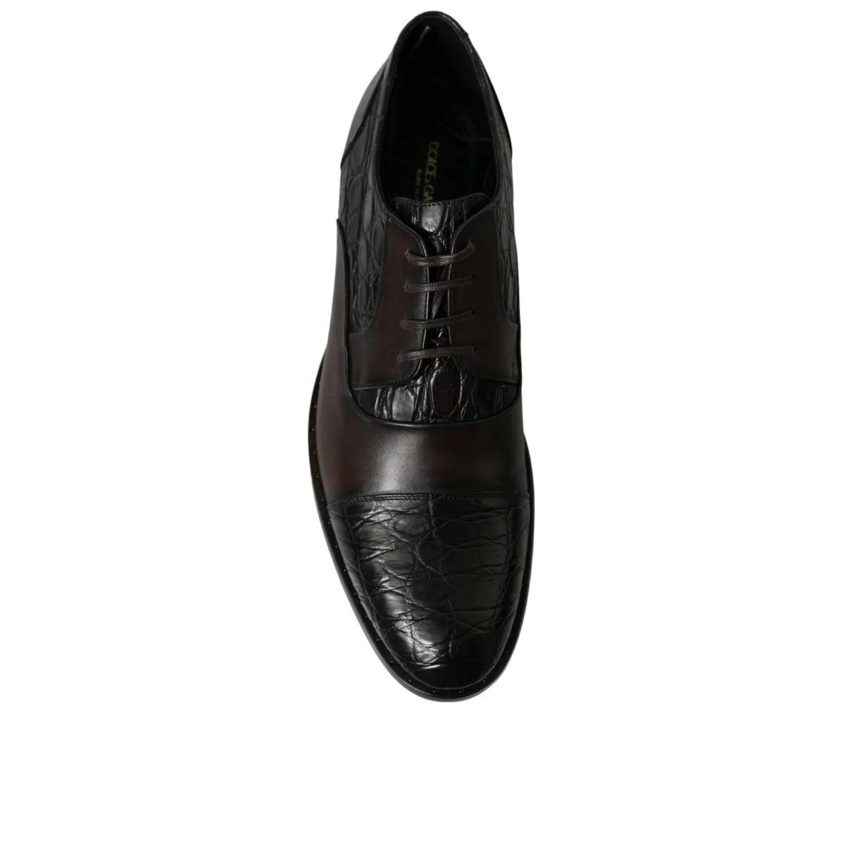Dolce & Gabbana Mens Derby Dress Shoes Authentic Luxury