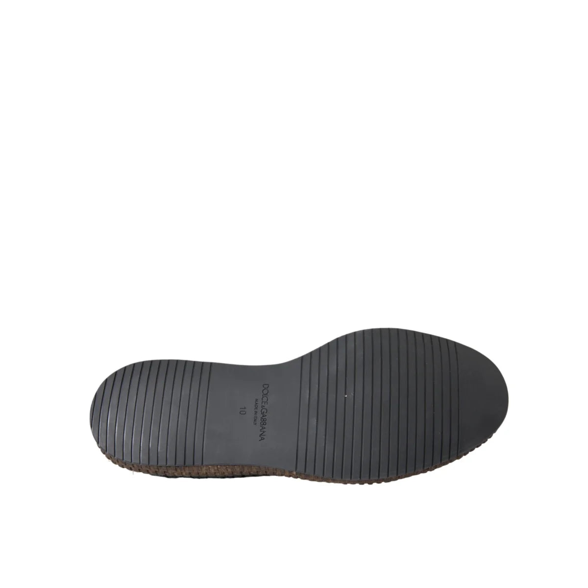 Dolce & Gabbana Mens Derby Shoes Elegant Woven Goat Leather Design