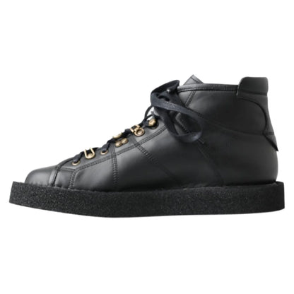Dolce and Gabbana Mens Shoes With Silver Chain Detailing &
