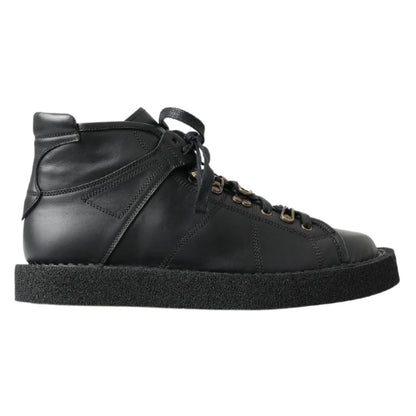 Dolce and Gabbana Mens Shoes With Silver Chain Detailing &