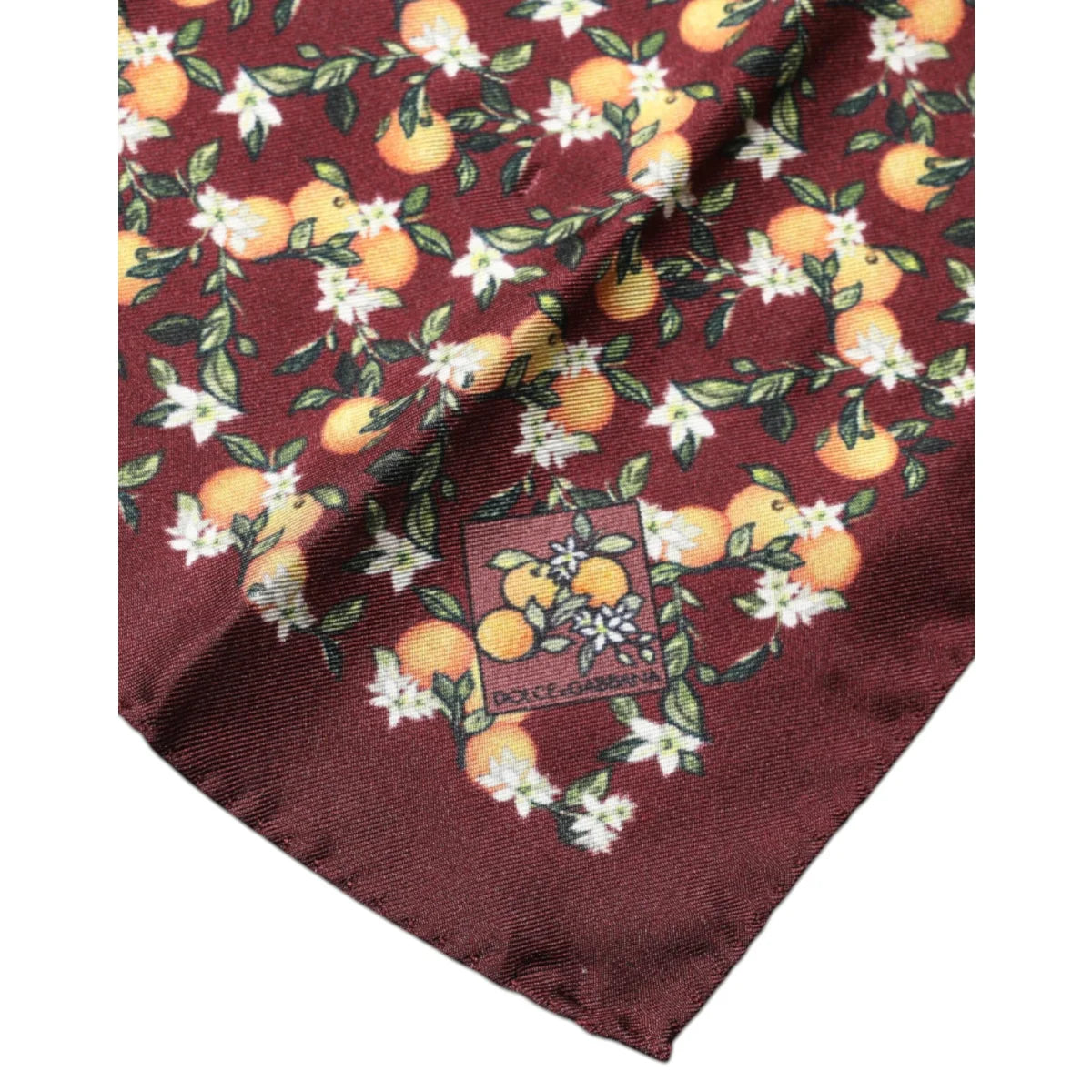 Dolce Gabbana Mens Square Scarf Luxury Fashion Accessory &