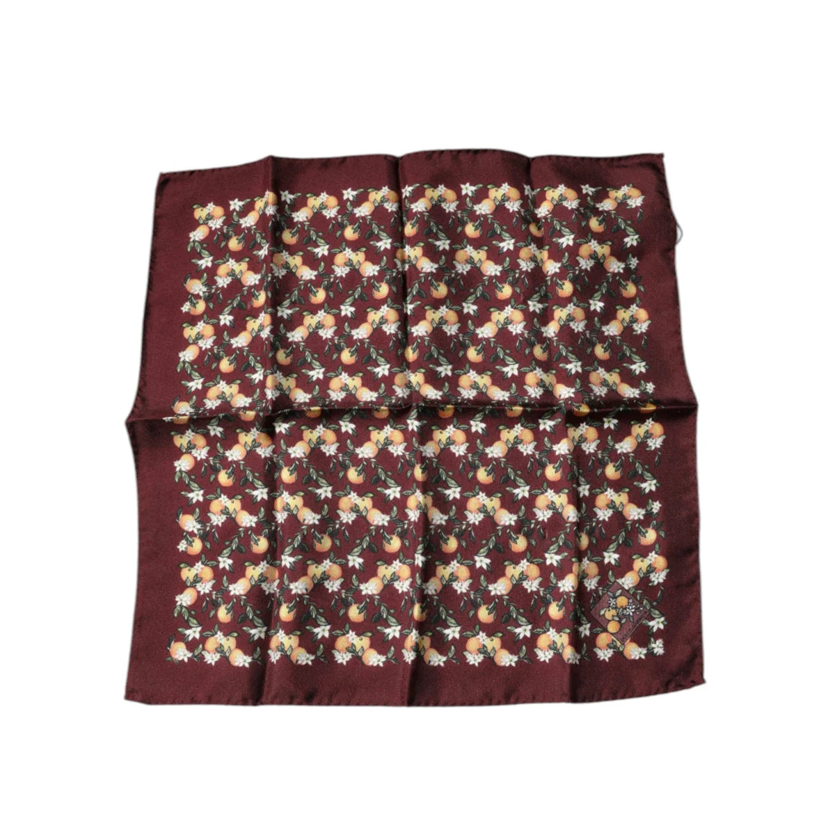 Dolce Gabbana Mens Square Scarf Luxury Fashion Accessory &