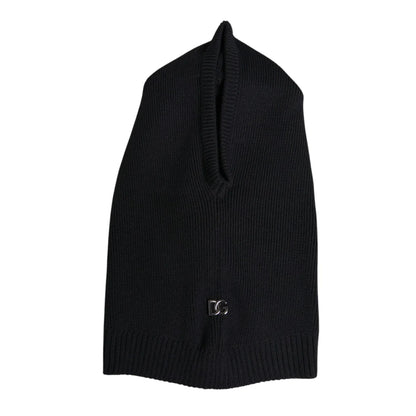 Dolce & Gabbana Mens Wool Knit Balaclava Hat Luxury Style