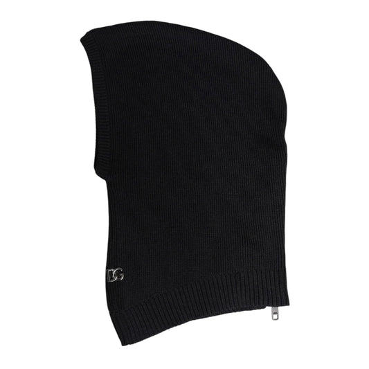 Dolce & Gabbana Mens Wool Knit Balaclava Hat Luxury Style