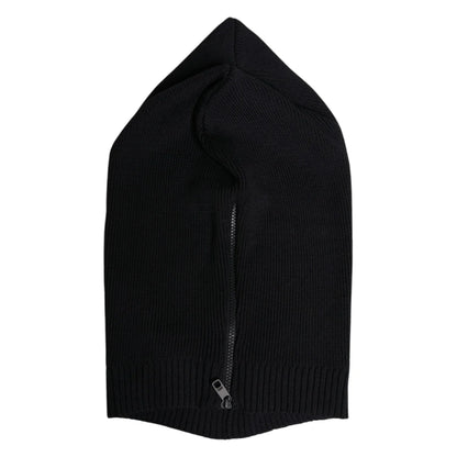Dolce & Gabbana Mens Wool Knit Balaclava Hat Luxury Style