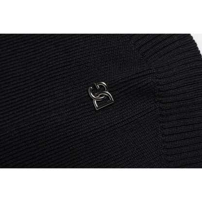 Dolce & Gabbana Mens Wool Knit Balaclava Hat Luxury Style