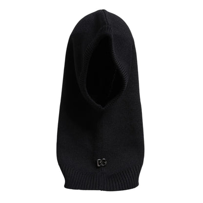 Dolce & Gabbana Mens Wool Knit Balaclava Hat Luxury Style