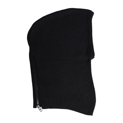 Dolce & Gabbana Mens Wool Knit Balaclava Hat Luxury Style