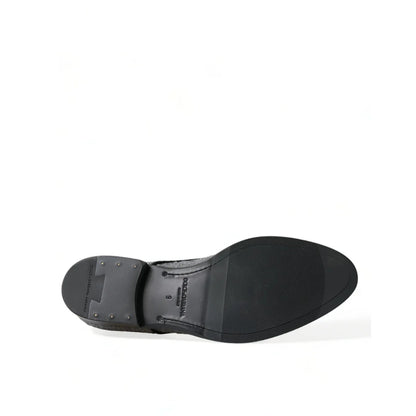 Dolce Gabbana Mesmerizing Sequined Derby Dress Shoes &