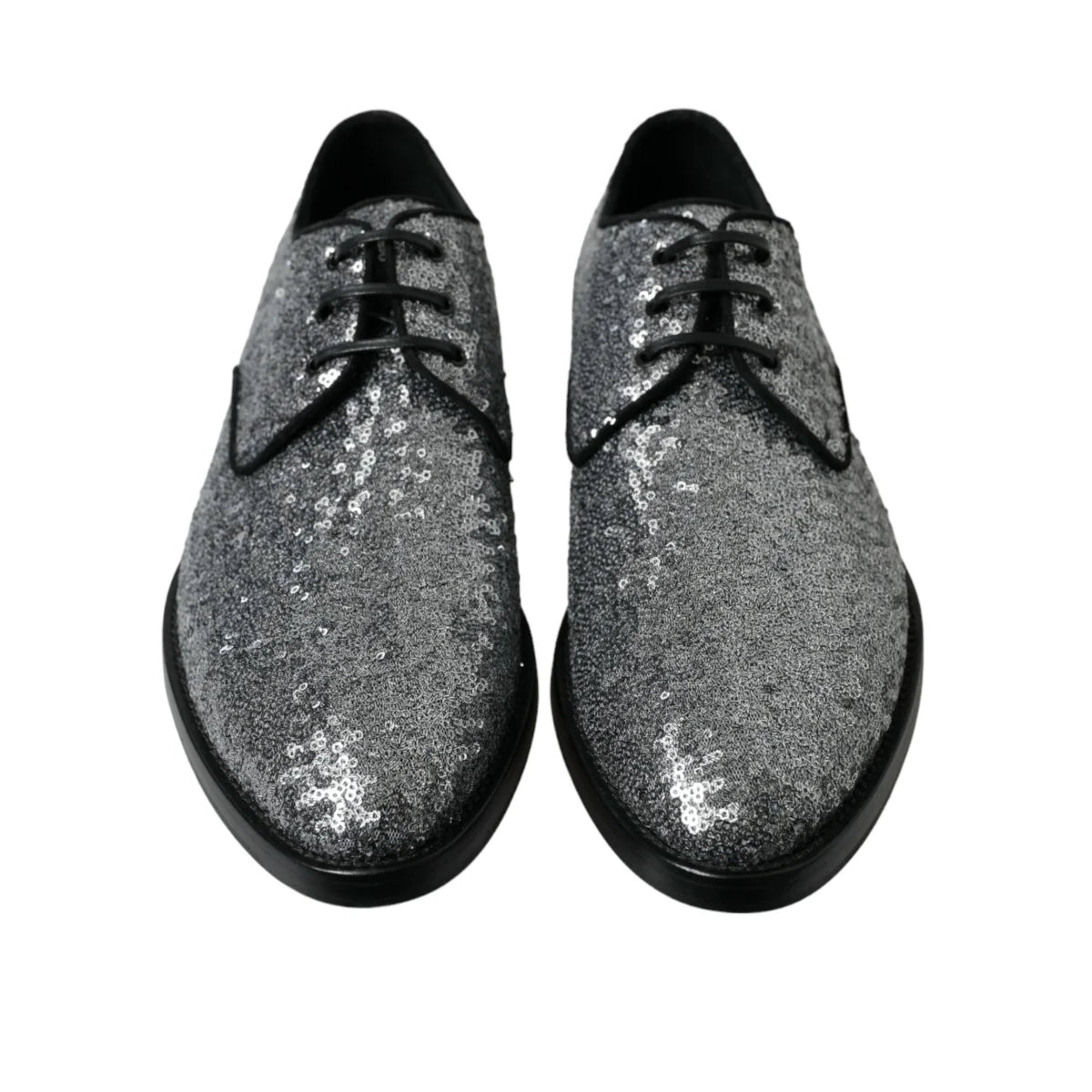 Dolce Gabbana Mesmerizing Sequined Derby Dress Shoes &