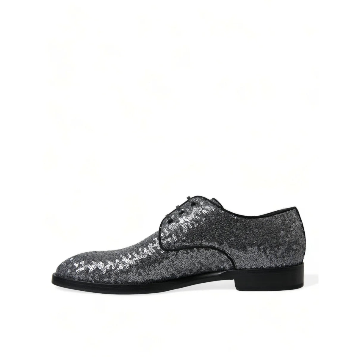 Dolce Gabbana Mesmerizing Sequined Derby Dress Shoes &