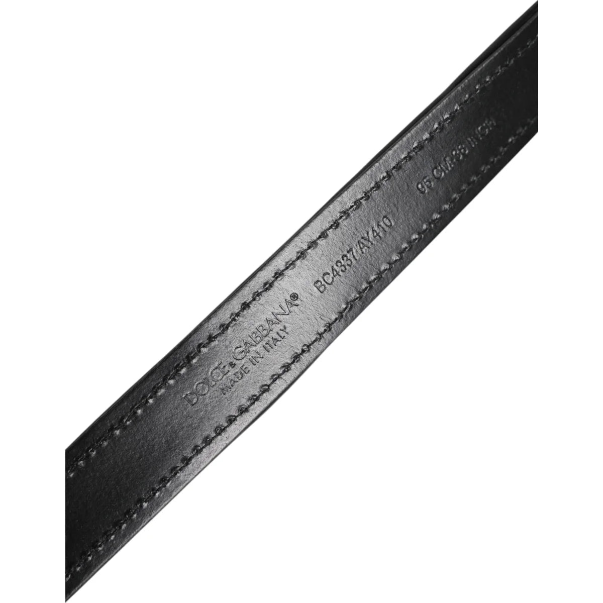 Dolce and Gabbana Metal Buckle Belt Unleashed in Luxe Leather &