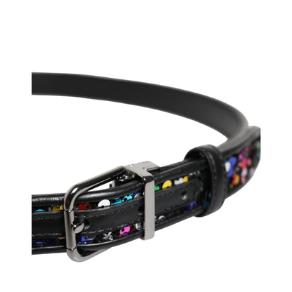 Dolce and Gabbana Metal Buckle Belt Unleashed in Luxe Leather &