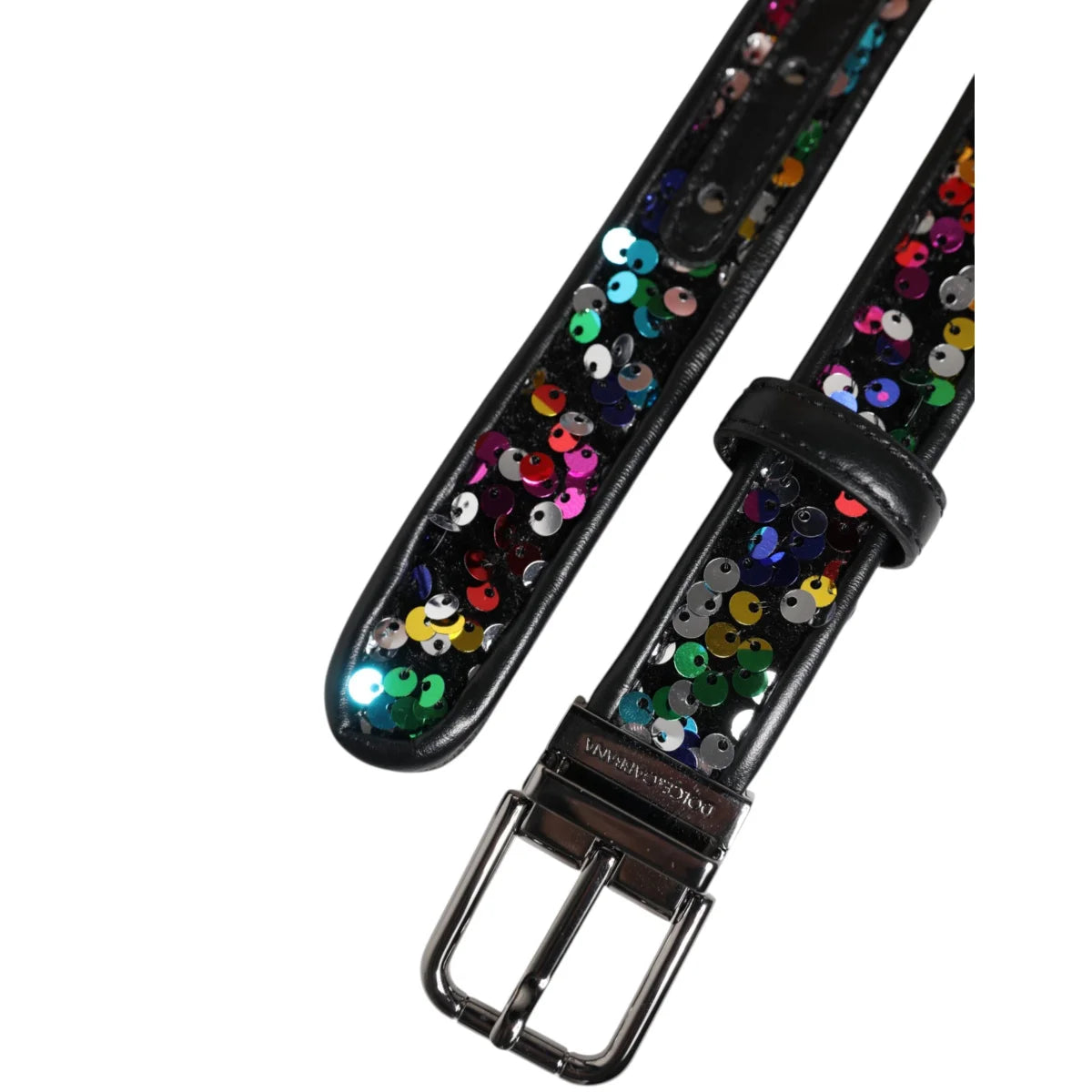 Dolce and Gabbana Metal Buckle Belt Unleashed in Luxe Leather &