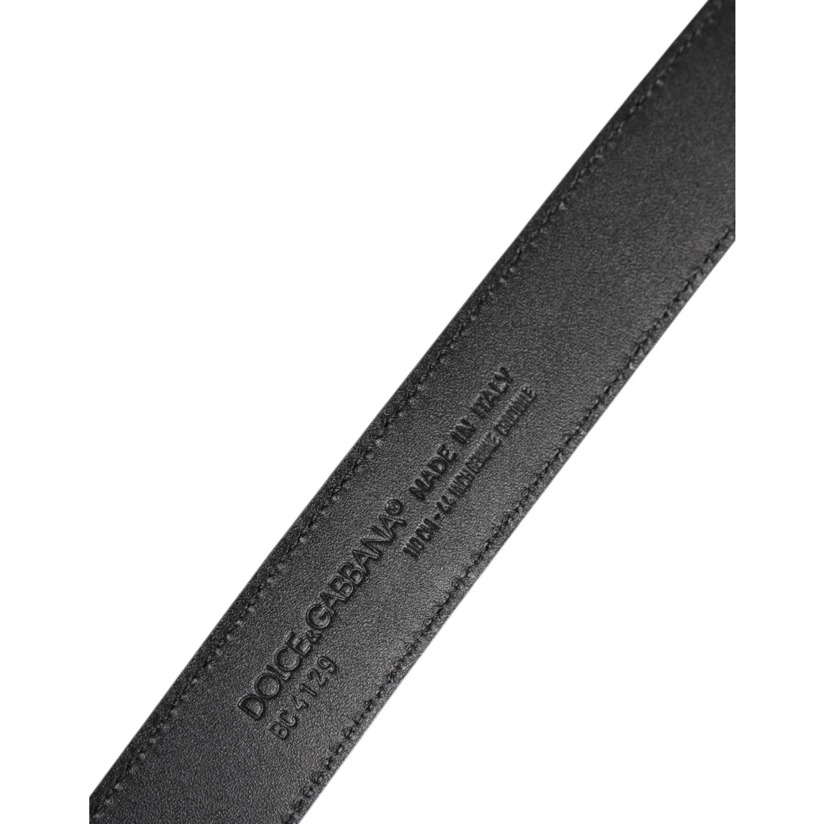 Dolce Gabbana Metal DG Buckle Belt Unleashed in Premium Leather &