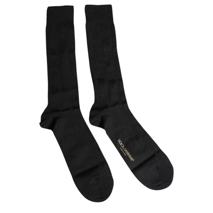 Dolce and Gabbana Mid Calf Dress Socks for Effortless Style &