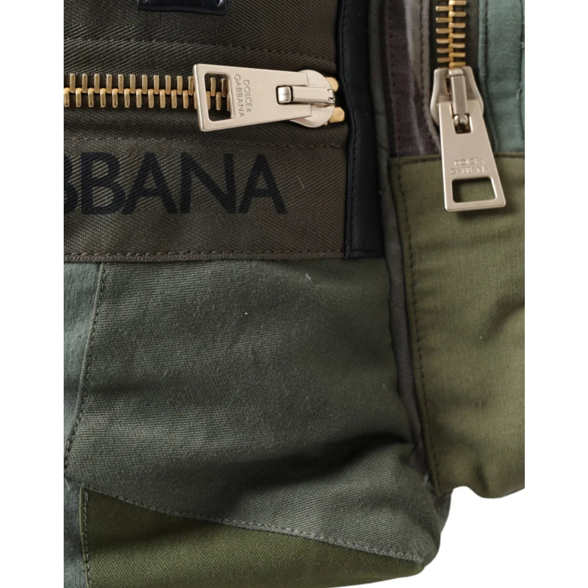 Dolce Gabbana Military Camouflage Drawstring Closure Backpack &