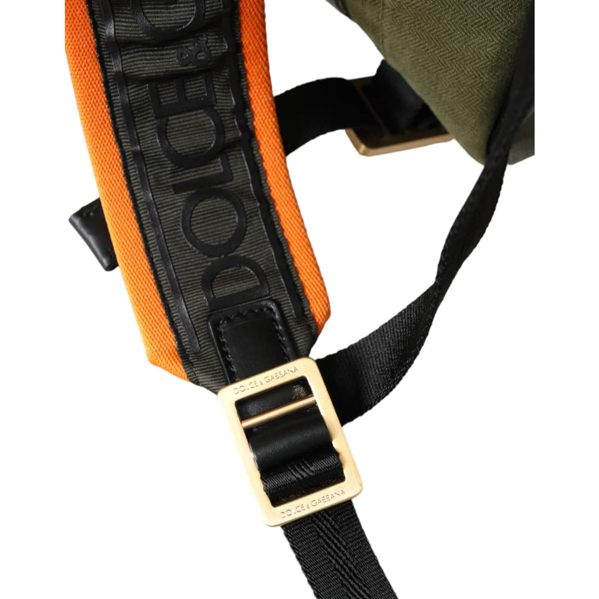 Dolce Gabbana Military Camouflage Drawstring Closure Backpack &