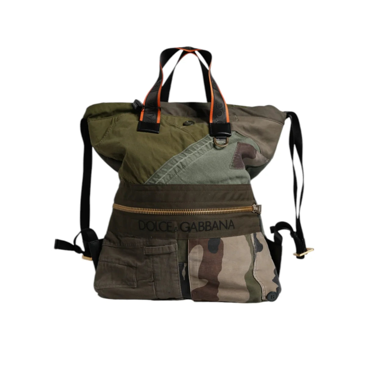 Dolce Gabbana Military Green Backpack Camouflage Rucksack &